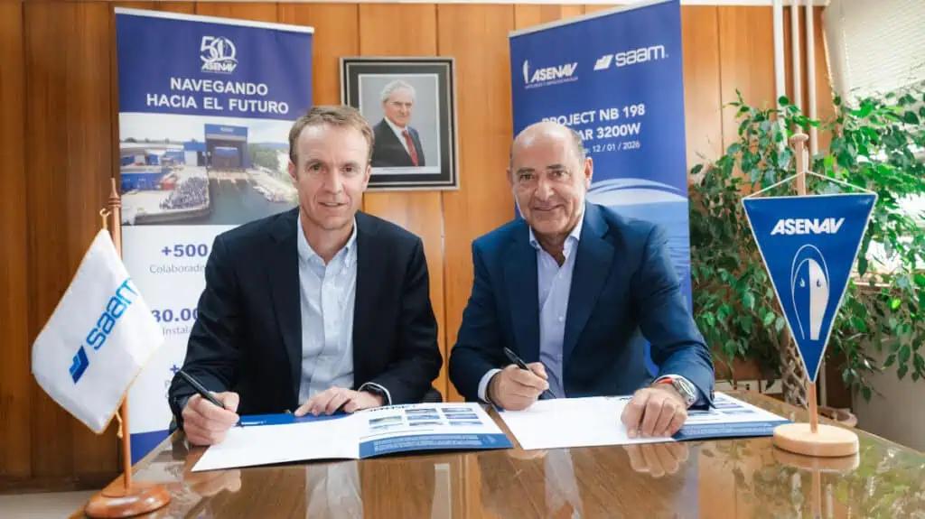 Chilean shipyard ASENAV and multinational towage services provider SAAM have signed their first shipbuilding contract, marking a strategic milestone aimed at strengthening the country’s industrial capabilities and export capacity.