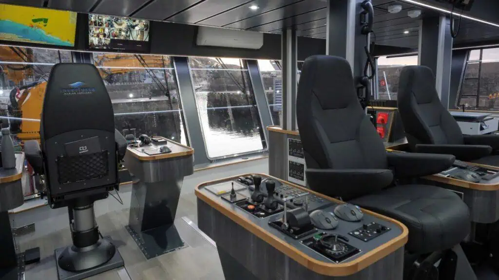 Inverlussa Marine Services, one of Scotland's leading workboat operators, has taken delivery of a 25-metre hybrid aquaculture support vessel, 'Naomi Jennifer'. Designed by Macduff Ship Design and constructed by Macduff Shipyards, further strengthening its capabilities in the aquaculture support sector.