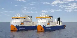 CIMC Raffles and Van Oord Sign Contract for Second Rock Installation Vessel On 12 January, CIMC Raffles successfully signed the construction contract for the second multi-fuel Subsea Rock Installation Vessel (SRI) with Van Oord. This milestone marks another significant step in the long-term strategic partnership between the two companies, further strengthening the mutual trust established since the renewal of their cooperation in 2021 and underscoring their continued commitment to close collaboration.