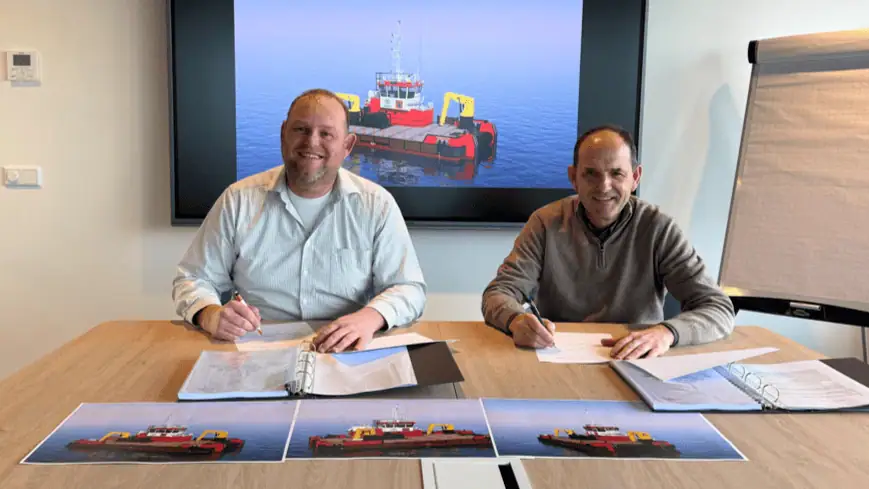 Van Wijngaarden Marine Services, an independent, family-owned company, has signed a contract with Neptune Marine for the construction of a new EuroCarrier 2712 workboat DP1, TIER III vessel, to be named Maasstroom.