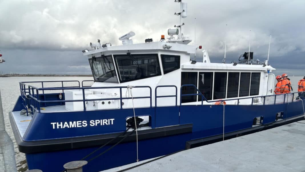 Alicat Workboats, is a specialised ship builder based in Great Yarmouth, England, has delivered the PLA Thames Spirit, a new multi-role catamaran oil-spill and dive-support vessel, to the Port of London Authority for operations out of Gravesend on the River Thames.