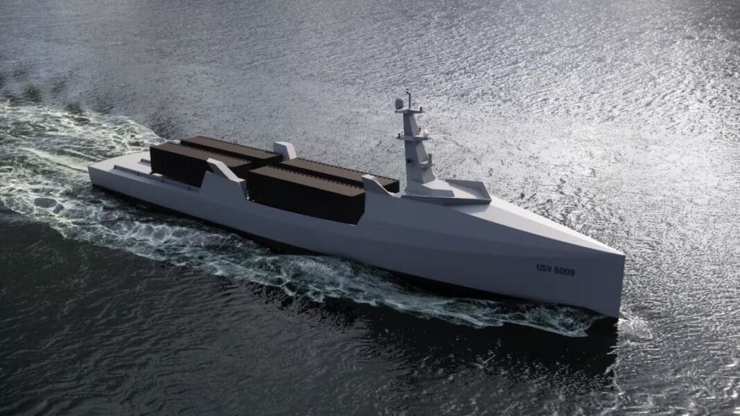Damen has signed a new licence agreement with Boston-based technology and shipbuilding specialist Blue Water Autonomy, paving the way for construction of the first vessel under the partnership. The Liberty Class, a 60-metre steel autonomous ship developed jointly by the two firms. The design delivers an endurance of more than 10,000 nautical miles and a payload capacity exceeding 150 tonnes.