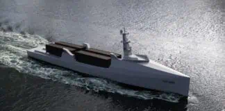 Damen and Blue Water Autonomy Sign Licence Deal for 60m Liberty Class Damen has signed a new licence agreement with Boston-based technology and shipbuilding specialist Blue Water Autonomy, paving the way for construction of the first vessel under the partnership. The Liberty Class, a 60-metre steel autonomous ship developed jointly by the two firms. The design delivers an endurance of more than 10,000 nautical miles and a payload capacity exceeding 150 tonnes.