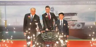 DO Advances C-CSOV Fleet with Steel Cutting for ‘DO Joule’ Deutsche Offshore Schifffahrt (DO) has marked a key construction milestone with the steel cutting for DO Joule at CSSC Huangpu Wenchong Shipyard in Guangzhou, China. The vessel will be the first in a series of next-generation Construction Commissioning Service Operation Vessels (C-CSOVs) ordered by Schoeller Holdings, with four sister ships to be built to identical specifications.