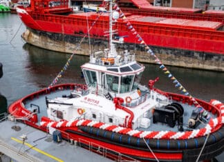 Sanmar has marked the delivery of four fully electric ElectRA tugboats to Türkiye’s state-owned crude oil and natural gas pipelines and trading company, BOTAŞ, during a ceremony held at its Tuzla Shipyard.