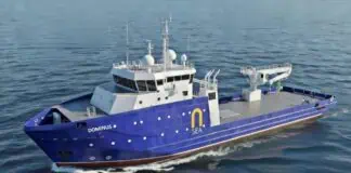 Construction Begins on Offshore Support Vessel Dominus for N-Sea N-Sea Group is pleased to announce that it has entered into a long-term charter agreement with Rederij Groen for the newbuild offshore support vessel Dominus. The vessel is being constructed by PASSER at Shipyard De Hoop in Tolkamer, The Netherlands.