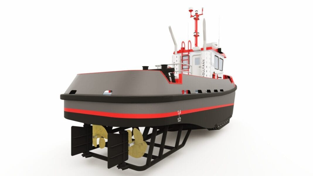 Naval architecture and marine engineering firm Navanex has designed and manufactured the compact harbor tug HOLLYANN for Centurion Foundation Inc., supporting dredging operations in remote regions of northern Canada.