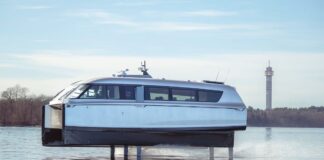 The very first Candela P-12 Business vessel was officially commissioned last Friday in Stockholm, Frihamnen, before being shipped to customers in Mumbai – to provide possibly the biggest upgrade ever to water transfers.