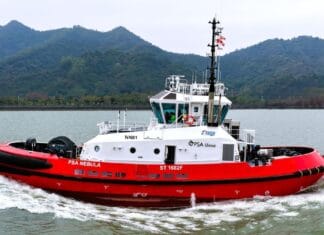 Cheoy Lee Shipyards has completed delivery of a 16-strong series of Robert Allan Ltd.’s Z-Tech 6000 tugs to PSA Marine of Singapore, with the final vessel, PSA Nebula.