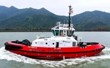 Cheoy Lee Shipyards has completed delivery of a 16-strong series of Robert Allan Ltd.’s Z-Tech 6000 tugs to PSA Marine of Singapore, with the final vessel, PSA Nebula.