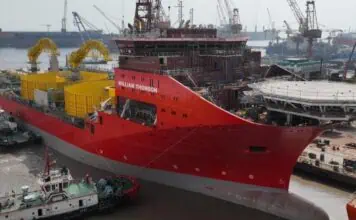 Jan De Nul has introduced its latest high-performance offshore vessel, William Thomson, marking a significant step forward in subsea cable installation capability. The vessel is one of two identical subsea cable-laying vessels currently under construction, each designed to meet the increasing demands of large-scale offshore energy projects. At 215 metres in length and boasting a cable-carrying capacity of 28,000 tonnes, the newbuilds will rank among the largest subsea cable-laying vessels in operation worldwide.
