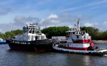 Master Boat Builders, announce the launch of Saturn, the first vessel in its H500 series of Rapport 3000 escort tugs, built for Suderman & Young Towing Company.