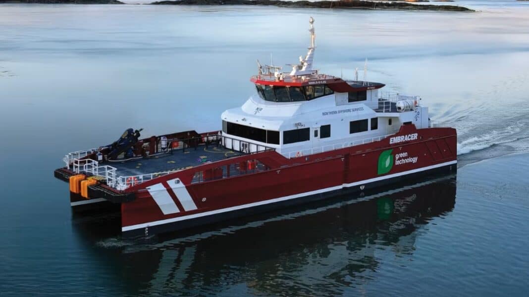 Northern Offshore Services has announced the launch of M/V Embracer, the latest addition to its E-Class series of crew transfer vessels (CTVs) supporting offshore wind operations.