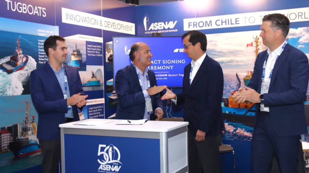 Chile-headquartered towage operator SAAM Towage has announced the construction of a new state-of-the-art tugboat at ASENAV, reinforcing its commitment to Chile’s domestic shipbuilding industry and strengthening the strategic partnership between the two companies.