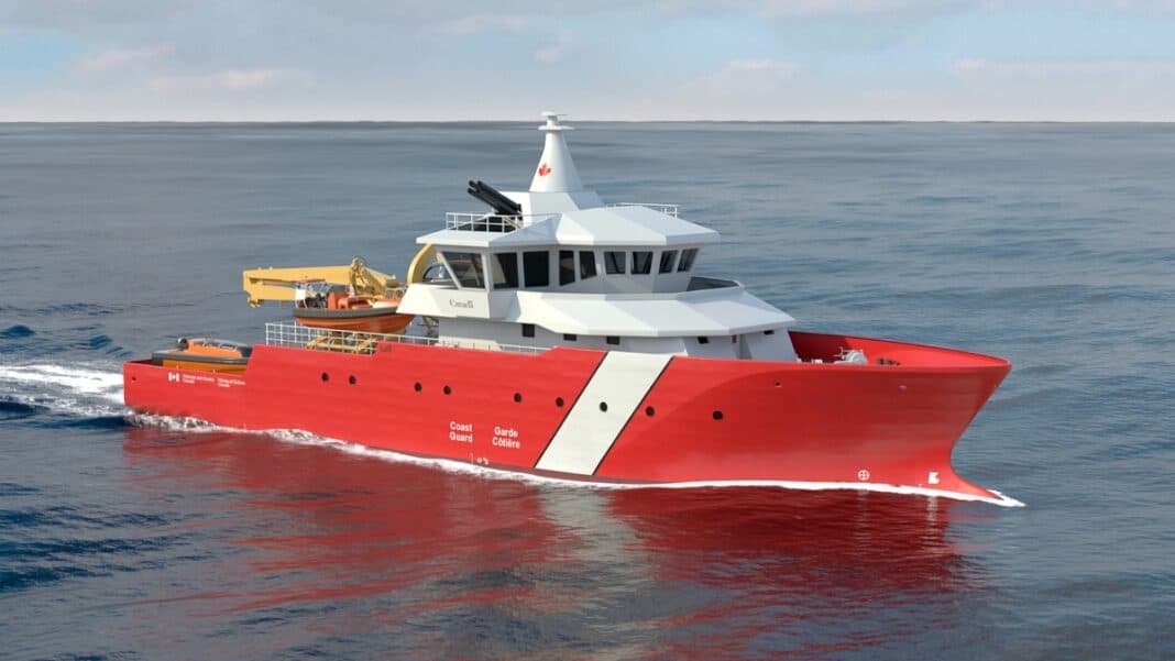 Norway-based ship designer SALT, in collaboration with Kongsberg Maritime and Ottawa-based Adaptive Marine Solutions, has secured a contract from the Canadian government to develop the contract design for a new class of Mid-Shore Multi-Mission Vessels (MSMVs) for the Canadian Coast Guard.