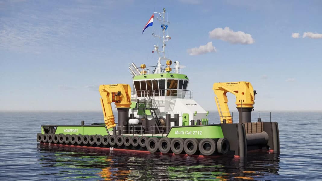 Dutch shipbuilder Damen Shipyards Group has signed a contract with Protunus for the delivery of a new Multi Cat (MuC) 2712 vessel, reinforcing the operator’s offshore support and chartering capabilities.