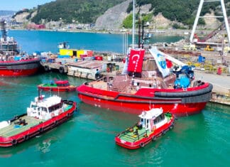 MED MARINE has successfully launched two new RAmparts 2500-W tugboats as part of its ongoing fleet development programme, marking another milestone in the company's investment in modern, high-performance harbour towage assets.