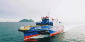Thailand has marked a milestone in offshore personnel transport with the introduction of its first trimaran crew transfer vessel (CTV), following the official naming of the Uniwise Commander.