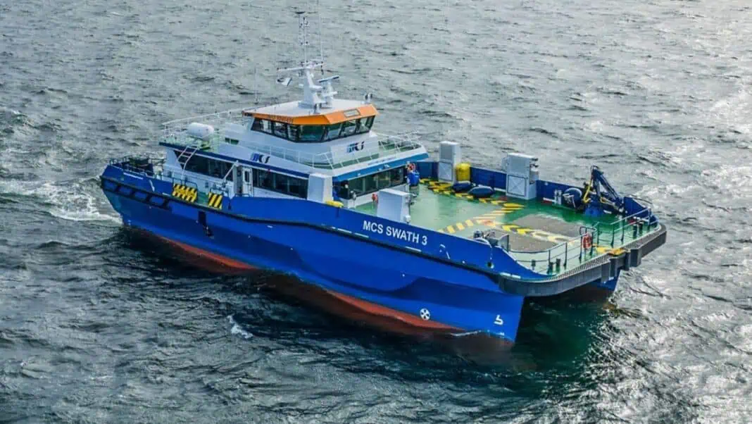 Työvene Oy has secured a follow-on contract from Maritime Craft Services (Clyde) Ltd (MCS) for the construction of an additional SWATH Crew Transfer Vessel (CTV), strengthening the long-standing partnership between the two companies and reinforcing confidence in the proven vessel design.
