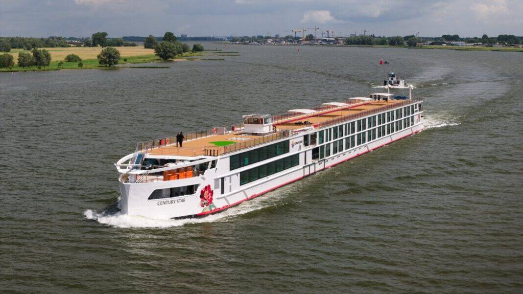 Dutch shipbuilder Concordia Damen has delivered Century Star to Century Cruises, marking the first river cruise ship that the China-based cruise line has had built specifically for the European market and the first in a planned series of three sister ships.