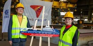 Construction has officially begun on the first of two advanced fibre-optic cable-laying vessels being built for OMS Group, with a steel-cutting ceremony held on 7 July 2026. The milestone marks the start of production for CS Resilience, the first vessel in the series, with the hulls being constructed by CRIST Shipyard in Poland before final completion, outfitting and commissioning at Ulstein Verft in Norway.