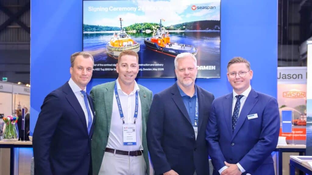 Damen Shipyards Group has secured an order from Seaspan ULC for two ASD Tug 2813 escort tugs, marking the first Damen-built tugs to join the Canadian operator's fleet.