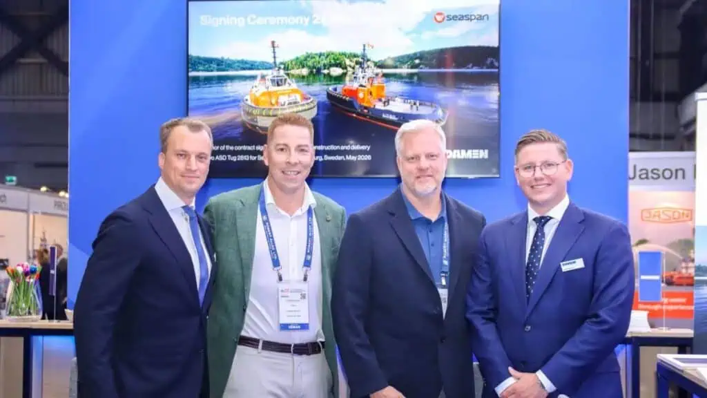 Damen Shipyards Group has secured an order from Seaspan ULC for two ASD Tug 2813 escort tugs, marking the first Damen-built tugs to join the Canadian operator's fleet.