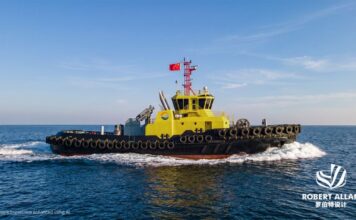 Robert Allan Ltd. has secured a contract to design a new RAmparts 4300 ASD tug for Guangzhou Port, China, marking the first Robert Allan Ltd.-designed tug to join the port’s fleet.