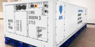 Marine battery manufacturer AYK Energy is set to unveil what it describes as the world’s first swappable containerised marine battery system at SMM in Hamburg next month,