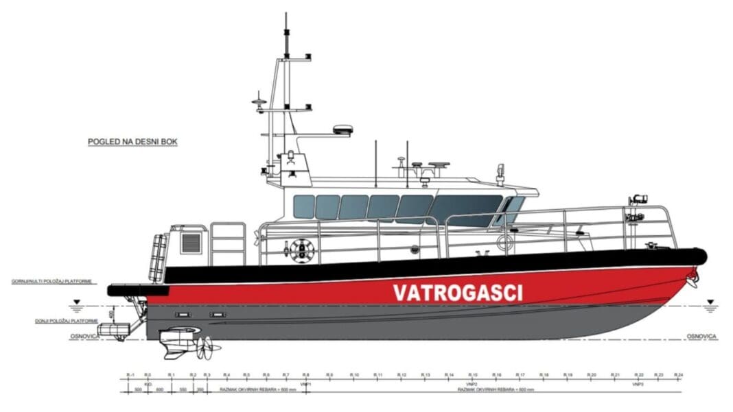 Croatian shipbuilding and repair specialist Iskra Shipyard has signed a contract with the Firefighting Association of Zadar County, Croatia, to build a new firefighting and rescue vessel designed by Metal Shark Boats and specifically engineered to support firefighting and emergency response operations at sea.