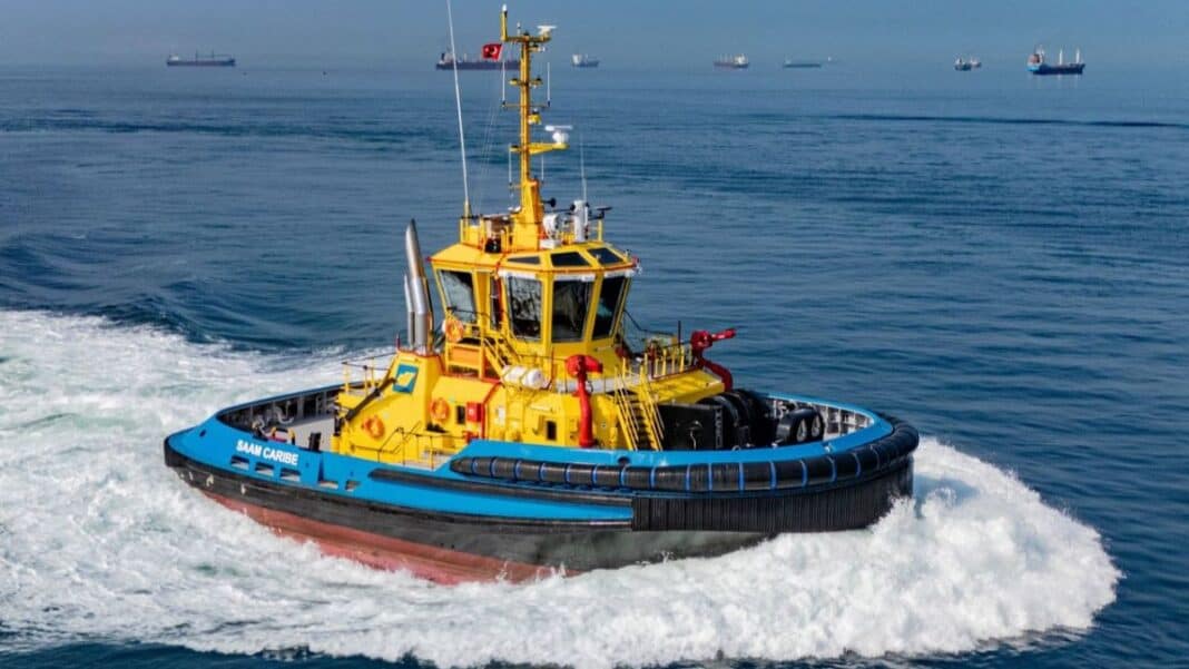 Sanmar Shipyards has delivered SAAM CARIBE, the sixth Boğaçay Class tugboat supplied to SAAM Towage in less than a year. The new vessel will join the operator’s fleet in Cartagena, Colombia, as part of its ongoing fleet renewal and decarbonisation programme, bringing the total number of Sanmar-built vessels in the SAAM Towage fleet to seventeen.