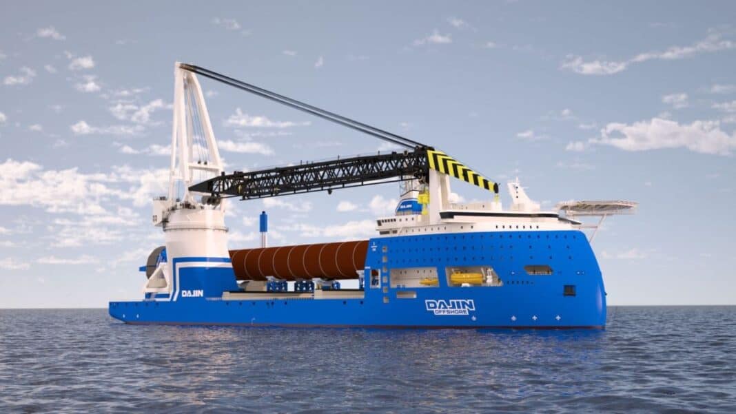 China-based offshore wind foundation specialist Dajin Heavy Industry has selected the ULSTEIN HX122 vessel design, featuring the U-STERN® hull solution, for a new offshore installation vessel.