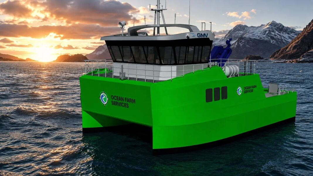 Grovfjord Mek. Verksted 2.0 (GMV 2.0) has signed a contract with Shetland-based Ocean Farm Services for the construction of a new aquaculture service catamaran.