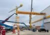 Harland & Wolff Belfast Yard Boosted by 11 New Cranes Harland & Wolff has completed the installation and commissioning of 11 new cranes supplied by County Down-based Walter Watson Ltd, marking another milestone in the modernisation of the Belfast shipyard ahead of construction of three Fleet Solid Support (FSS) ships for the UK Armed Forces.