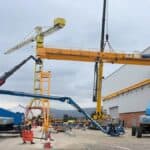 Harland & Wolff Belfast Yard Boosted by 11 New Cranes Harland & Wolff has completed the installation and commissioning of 11 new cranes supplied by County Down-based Walter Watson Ltd, marking another milestone in the modernisation of the Belfast shipyard ahead of construction of three Fleet Solid Support (FSS) ships for the UK Armed Forces.