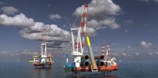 Huisman has secured a contract from COSCO Shipping (Qidong) Offshore Co., Ltd. (COSCO) to supply two Leg Encircling Cranes and two Auxiliary Cranes for Cadeler’s next-generation T-Class offshore wind installation vessels.