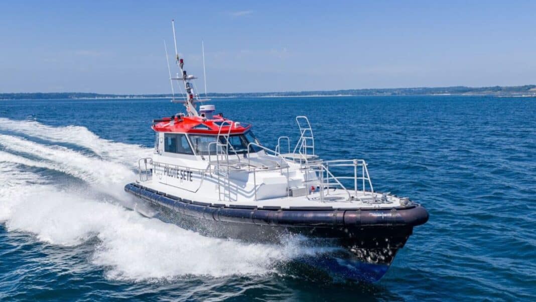 JFA Naval has completed and delivered a new pilot boat for the Port of Sète in southern France, following the completion of a project originally initiated at Chantiers Bernard.