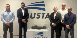 Kongsberg Maritime has signed an agreement with Austal Defence Defence Australia, a subsidiary of Austal Ltd, to supply Kamewa Steel Series waterjets for the Australian Army’s new Landing Craft Medium (LCM) fleet.