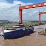 LD Armateurs Launches Wind of Ocean SOV LD Armateurs has reached another milestone in the development of its offshore wind service fleet with the launch of Wind of Ocean, the first of two next-generation Service Operation Vessels (SOVs) being built for Vattenfall. The vessel was launched on August 30 at ZPMC shipyard in China, following the keel-laying ceremony earlier this year. The launch moves Wind of Ocean into the next stage of construction, with outfitting, systems integration and sea trials now planned ahead of scheduled delivery in 2027.