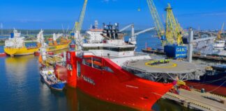 BLRT Repair Yards Klaipėda, part of BLRT Grupp, has completed an extensive multi-discipline maintenance programme on CONNECTOR, one of Jan De Nul Group’s specialised DP3 cable-laying vessels.