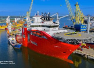 BLRT Repair Yards Klaipėda, part of BLRT Grupp, has completed an extensive multi-discipline maintenance programme on CONNECTOR, one of Jan De Nul Group’s specialised DP3 cable-laying vessels.