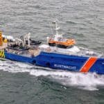 ENFORCER Joins Netherlands Coastguard Multraship, on behalf of Rijkswaterstaat, handed over the new patrol vessel ENFORCER to the Netherlands Coastguard today. The 53-metre-long vessel will be deployed in the years ahead to safeguard the continuity of coastguard activities in the North Sea, providing additional support until the new generation of coastguard vessels goes into service.