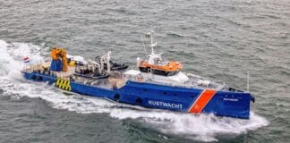 Multraship, on behalf of Rijkswaterstaat, handed over the new patrol vessel ENFORCER to the Netherlands Coastguard today. The 53-metre-long vessel will be deployed in the years ahead to safeguard the continuity of coastguard activities in the North Sea, providing additional support until the new generation of coastguard vessels goes into service.