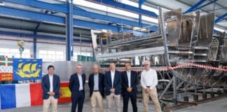 Chartwell Marine’s new ferry design for Newfoundland-based operator SPM Ferries has entered construction following the successful keel laying of the vessel at AISTER’s shipyard in Spain.