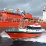 Safehaven Marine has launched Ederra 8, an 18-metre Interceptor 60 pilot boat built for the MVD Pilots Association in Montevideo, Uruguay. The vessel is the third pilot boat Safehaven Marine has built for the Montevideo pilots and the fourth vessel supplied to the organisation overall. The latest delivery follows the Ederra 6 and Ederra 7, two Interceptor 48 pilot boats delivered in 2022, which have been operating successfully with the pilots over recent years.