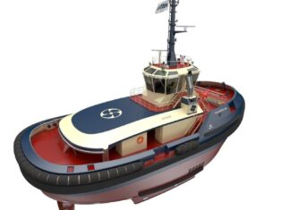 Svitzer has signed a contract with Cheoy Lee Shipyards for the construction of six additional 29-metre TRAnsverse 2900 tugs, expanding the towage operator’s investment in its next-generation tug fleet. The contract award comes as the first of the TRAnsverse 2900 builds with Cheoy Lee undergoes final stages of construction ahead of sea trials in Zhuhai, China.