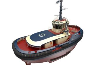 Svitzer has signed a contract with Cheoy Lee Shipyards for the construction of six additional 29-metre TRAnsverse 2900 tugs, expanding the towage operator’s investment in its next-generation tug fleet. The contract award comes as the first of the TRAnsverse 2900 builds with Cheoy Lee undergoes final stages of construction ahead of sea trials in Zhuhai, China.