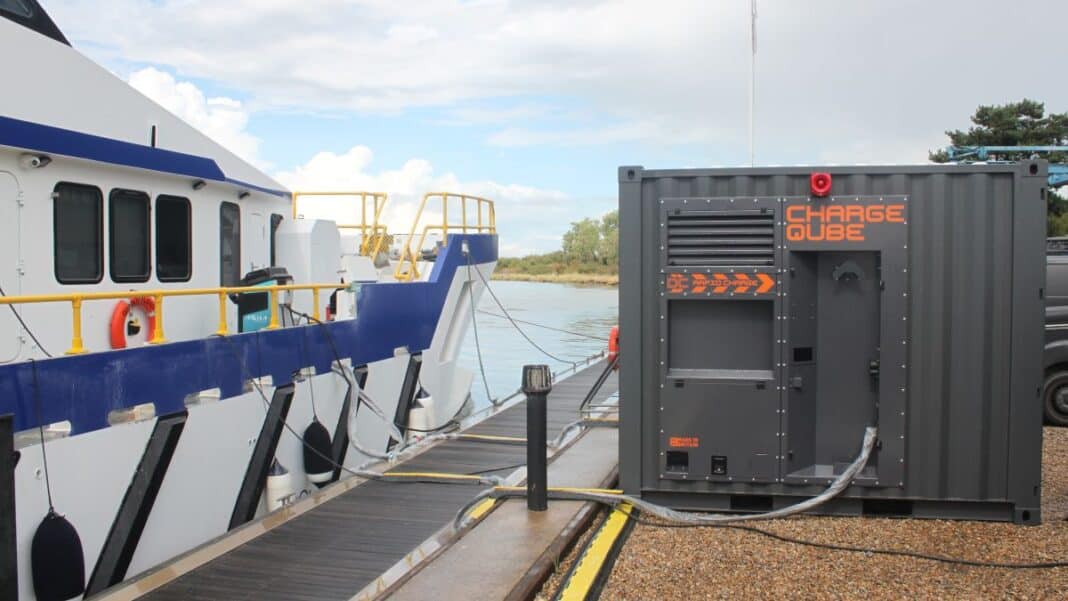 Tidal Transit has deployed a Charge Qube battery energy storage system (BESS) from Fellten to support onshore charging for e-Ginny, the company’s landmark retrofit electric crew transfer vessel (E-CTV).