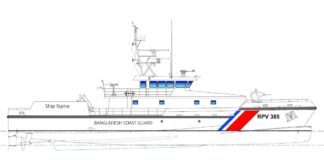 French naval architecture firm MAURIC has been selected to undertake the design studies for five 38-metre Riverine Patrol Vessels for the Bangladesh Coast Guard, further expanding the company’s presence in the Asian naval and patrol vessel market.