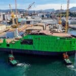 Bibby Marine Launches Electric CSOV Staffordshire Bibby Marine has launched its pioneering electric commissioning service operation vessel (eCSOV), Staffordshire, at Armon Shipyard in Vigo, Spain, marking a key milestone in the development of electric vessels for offshore wind operations.